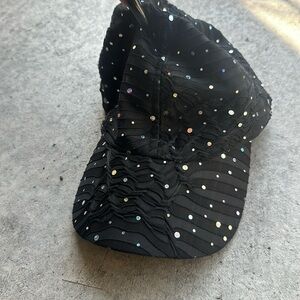 90S VINTAGE DANCE SEQUIN HAT
